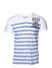 Jack & Jones HANDLE TEE S/S CORE 3 2011 - OPTICAL WHITE