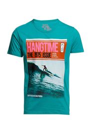 Jack & Jones SUNDOWN TEE S/S ORG 5-6 2012 - PEACOCK GREEN