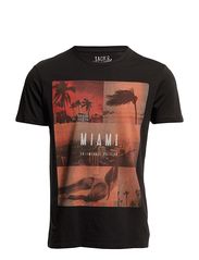 Jack & Jones DOWN TEE SS EXP 12 JI ORG  BB - PHANTOM