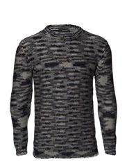 JUNK de LUXE Silver T-Neck - Navy