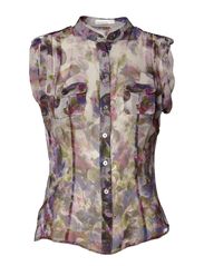 Karen Millen Karen Millen Hn050 Sheer Ggt Shirt