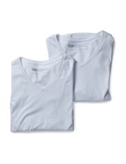 Levi´s TEE V-NECK 2-pack - WHITE