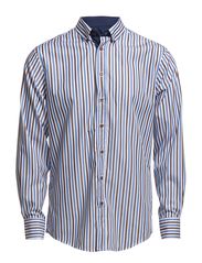 Lindbergh Block stripe shirt L/S