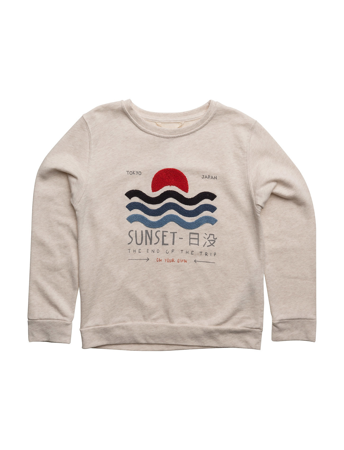 Embossed Design Sweatshirt Mango Kids Striktrøjer til Drenge i
