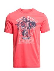 Marc O'Polo T-shirt, short-sleeve, round-neck, print