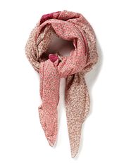 Maya Mixed patteren scarf w lace