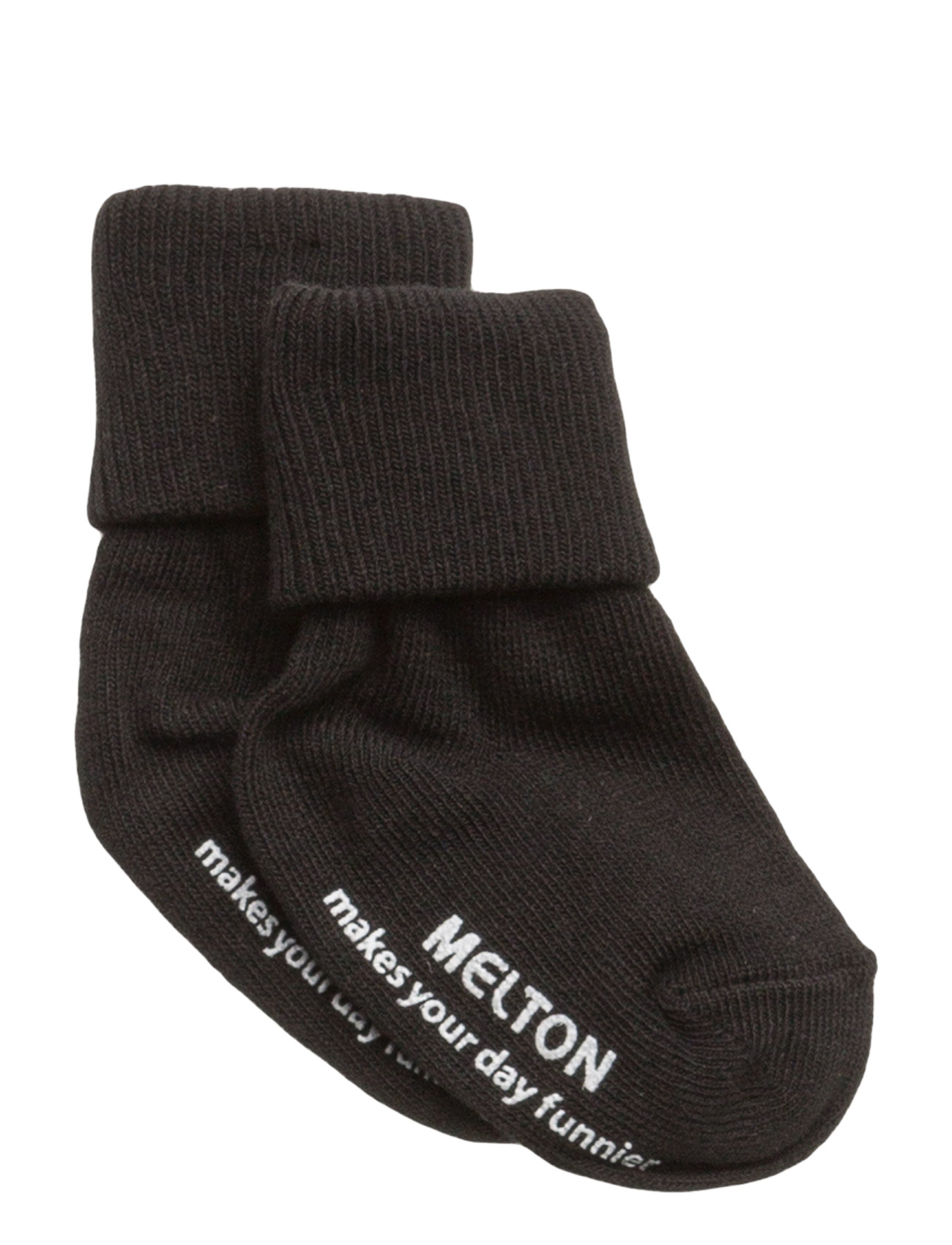 Melton Baby sock, turn-up