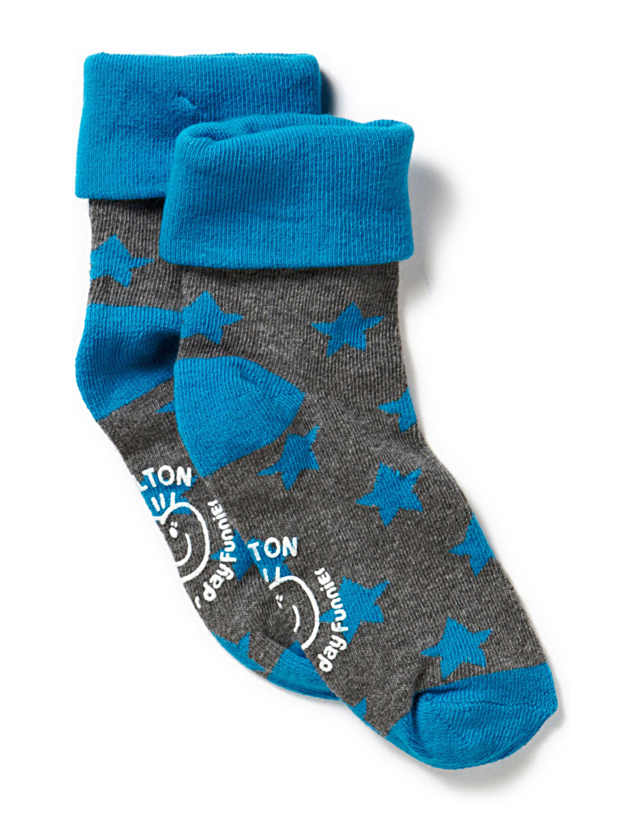 Melton Turn-up sock w/stars