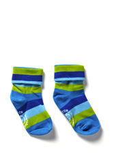 Melton Turn-up sock w/stripes