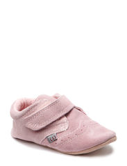 Melton Basic leather shoe w/velcro - Rose
