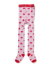 Melton Babytights, Birds - Rasberry