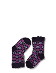 Melton Baby sock, Double Flower