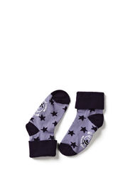 Melton Turn-up sock w/stars