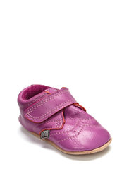 Melton Basic leather shoe w/velcro - Pink rose