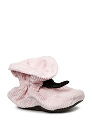 Melton Bootees Cotton Corduroy - Pink rose
