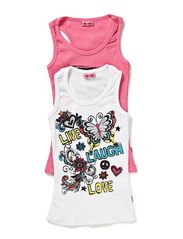 MeToo 2-PACK GRY BAM TANKTOP