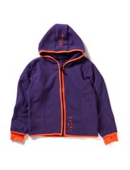 Mikk-Line Double Fleece, Junior Jakke - Grape