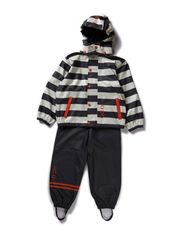 Mikk-Line Regnsæt, Stripe - Orange
