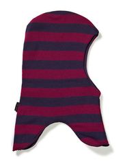 Mikk-Line Fullface hat, striped, wool