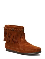 Minnetonka Hi Top Back Zip Boot