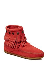 Minnetonka D Fringe Side Zip Boot
