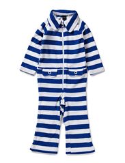 Moonkids Striped zipsuit
