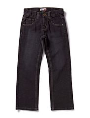 name it STICKS SCHWARZ KIDS REG DNM PANTS SUP