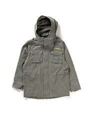 name it MUNK KIDS TWILL JACKET 112 DARK MOSS