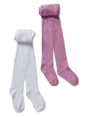 name it 2-PACK MINI SOLID PANTYHOSE GIRL 112