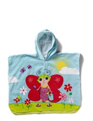 name it ZUNNY MINI TOWEL PONCHO GIRL 212