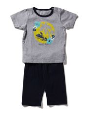 name it VELIN KIDS SS NIGHTSET 312 - GREY MELANGE