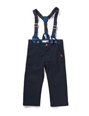 name it GORM MINI REG TWILL PANT W BRACES 212 - NAVY