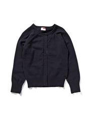name it FULLAMINE KIDS LS KNIT CARDIGAN 212 - STONE GREY