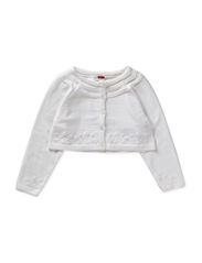 name it BELUKA MINI LS KNIT BOLERO 212 - WHITE