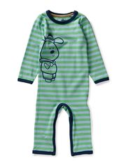 name it GRAHAM NB LS BODYSUIT 212 - LARIS GREEN