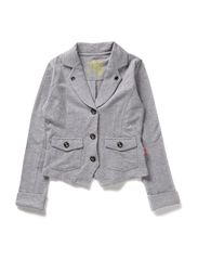 name it FREDESSA KIDS LS SWEAT BLAZER 212 - GREY MELANGE