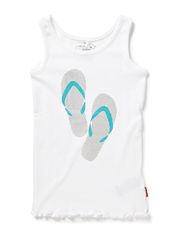 name it HABRINA KIDS SLIM TANK TOP 312 - WHITE
