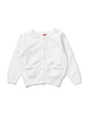 name it HOLGA NB KNIT CARDIGAN 312 - WHITE