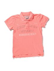 name it HOBY KIDS SS POLO 312 - NEON CORAL