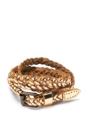 Noa Noa Leather Belt - Gold