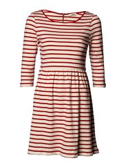 Oasis Oasis Cotton Bretton Dress - Multi Red