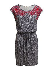 Oasis Oasis Tile Print Tshirt Dress