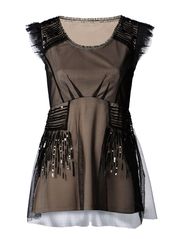 Oasis Oasis Sequin Mesh Top