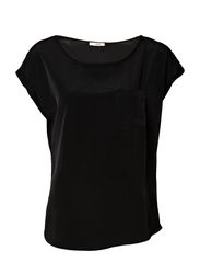 Oasis Oasis Plain Woven Front Pocket Tee
