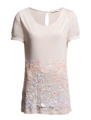 Oasis Oasis Pearlised Sequin Tee