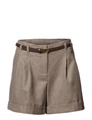 Oasis Oasis Belted Check Short