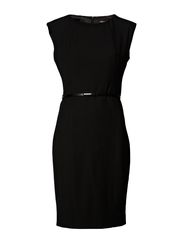 Oasis Oasis Patched Textured Wwr Dress