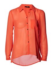Oasis Oasis Dippy Hem Chiffon Blouse