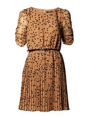 Oasis Oasis Spot Pleated Belted Skater Dre