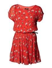 Oasis Oasis Lantern Pleat Chiffon Skater